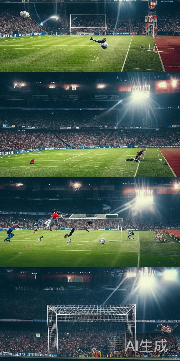 精准捕捉每一个细节，不论是球员当时的动作、射门的力